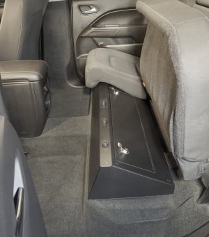 Chevrolet Colorado Underseat Lockbox - Rear - Tuffy Products - Full Width with Pry-Guard Locking System - `14-`22